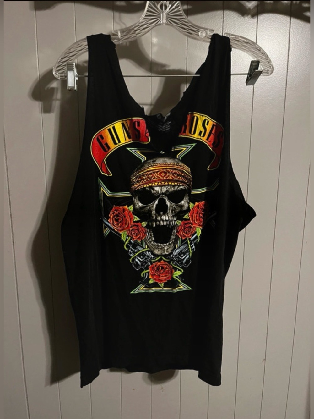 Guns N’ Roses 2021 tour tank top cuttoff shirt